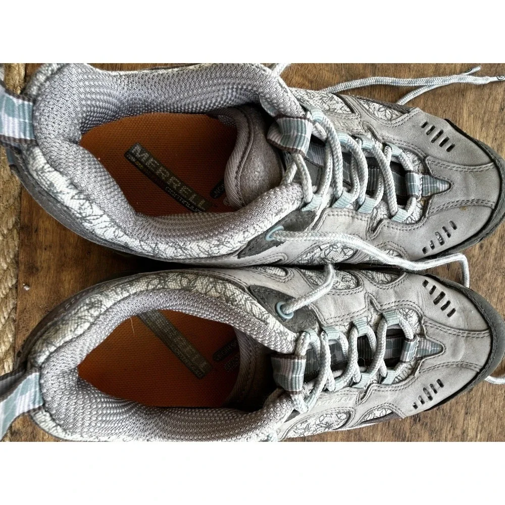 Merrell Siren Sport Hiking Shoes Womens 7.5 Gray Vibram Trail Outdoor